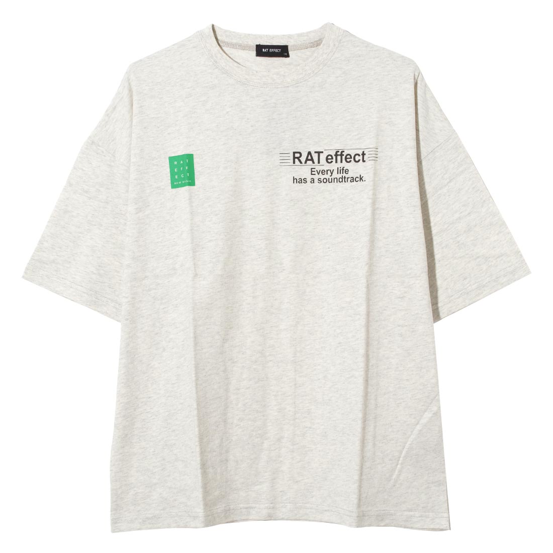 ラット エフェクト RAT EFFECT フロントネオンロゴプリント半袖Tシャツ （オートミール） オートミール