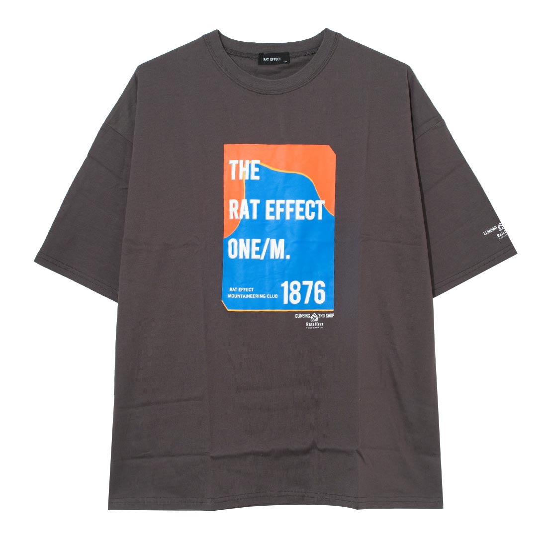 ラット エフェクト RAT EFFECT ONE/MビッグTシャツ （チャコールグレー） チャコールグレー