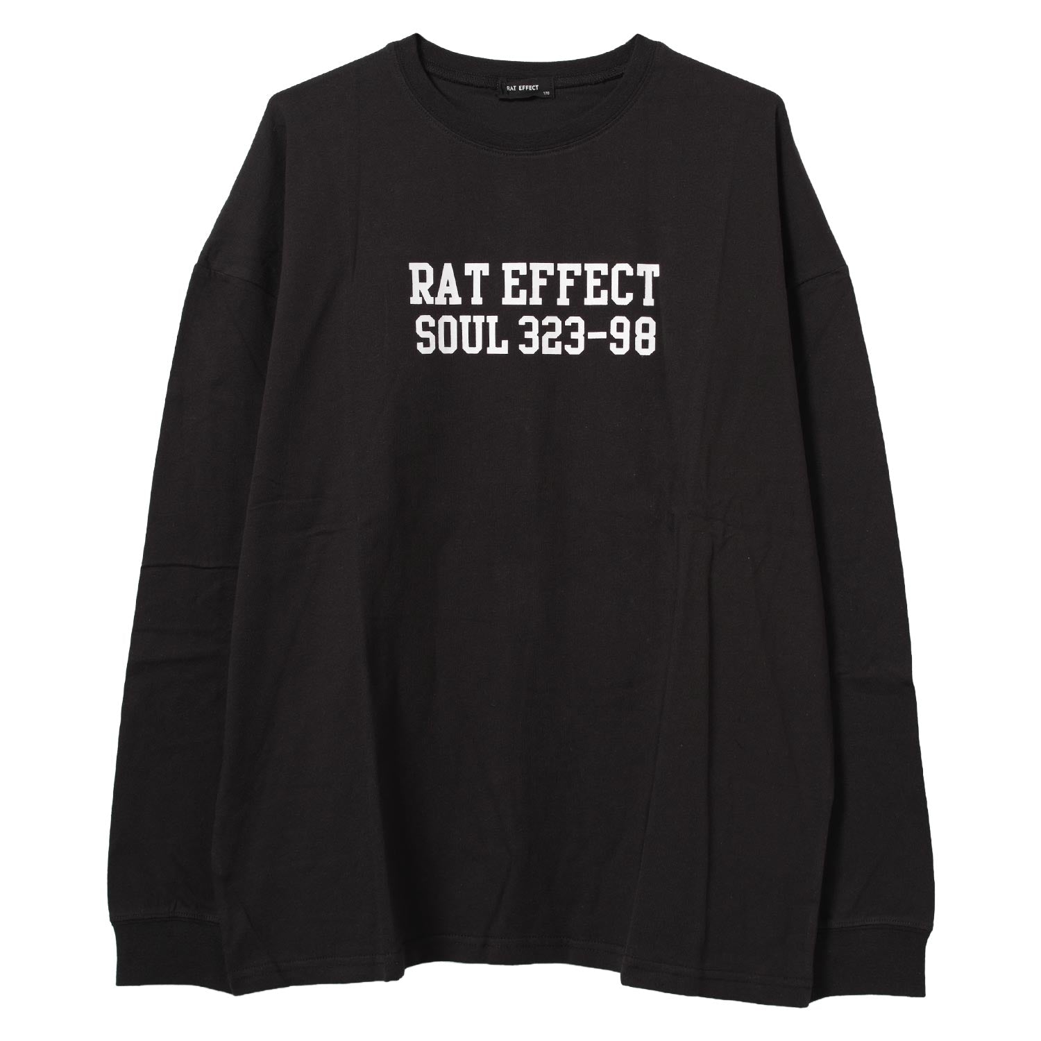 ラット エフェクト RAT EFFECT GREAT FUTUREスーパーBIGロングTシャツ （ブラック） ブラック