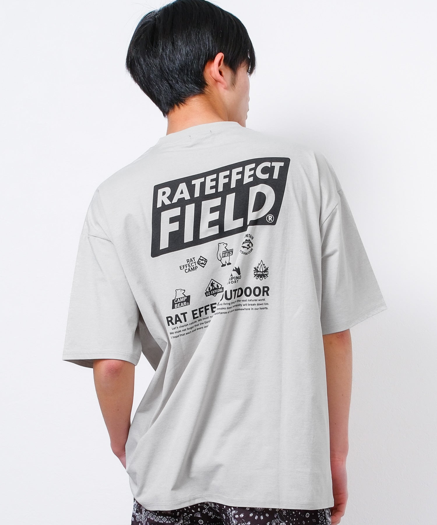 ラット エフェクト RAT EFFECT ひんやりドライRAT FIELDオーバーサイズTシャツ （オートミール） オートミール