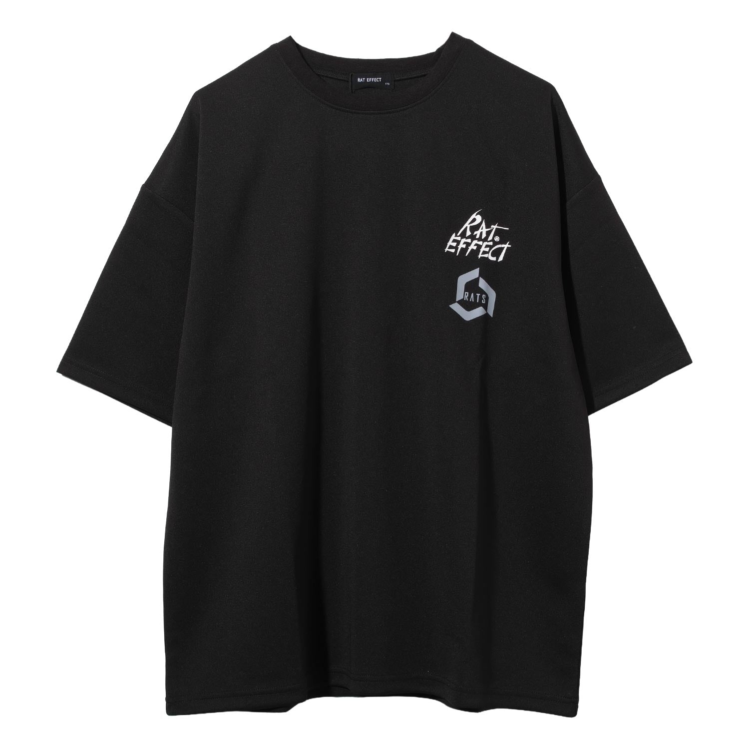 ラット エフェクト RAT EFFECT 水陸両用UVカットラッシュガード半袖TシャツA （ブラック） ブラック