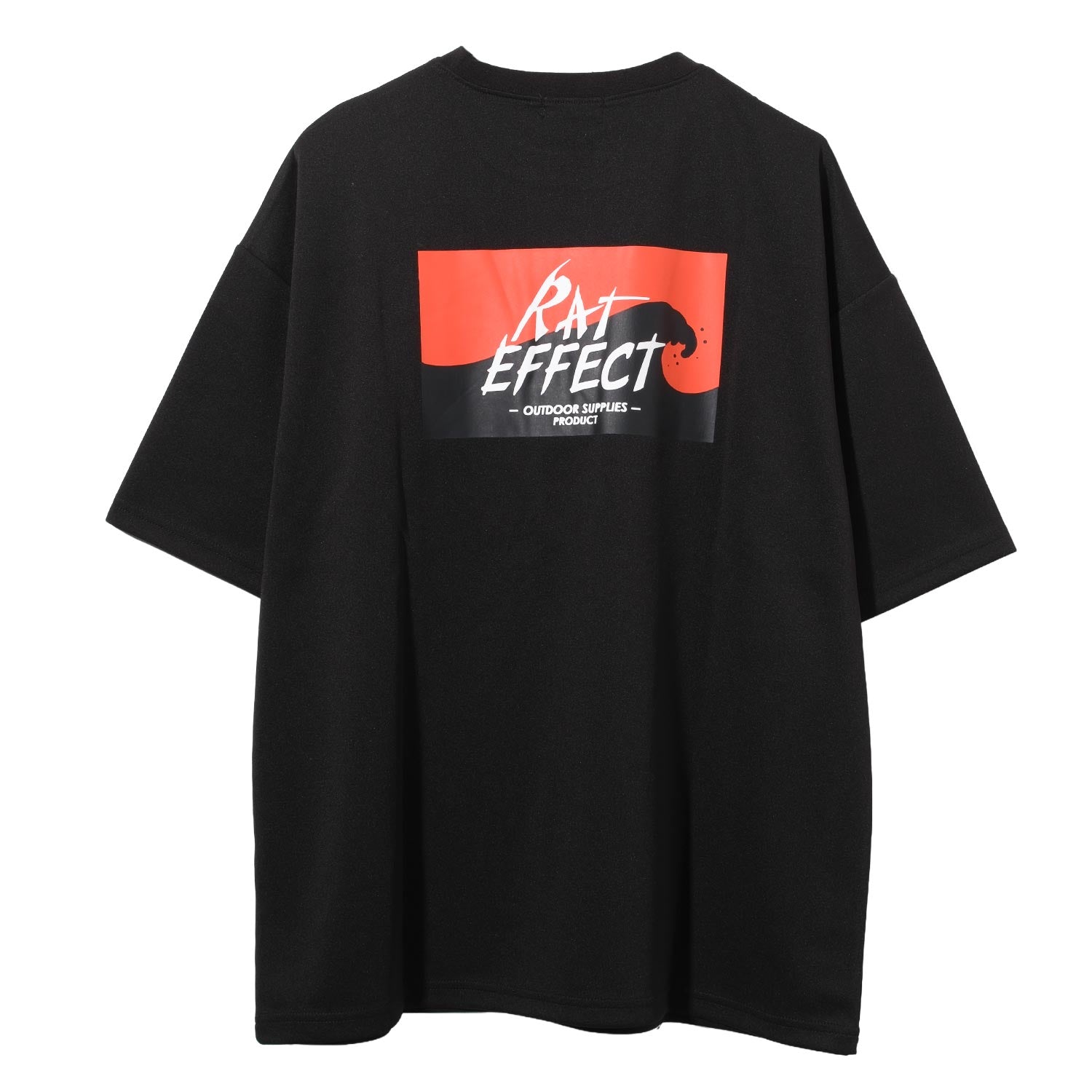 ラット エフェクト RAT EFFECT 水陸両用UVカットラッシュガード半袖TシャツA （ブラック） ブラック