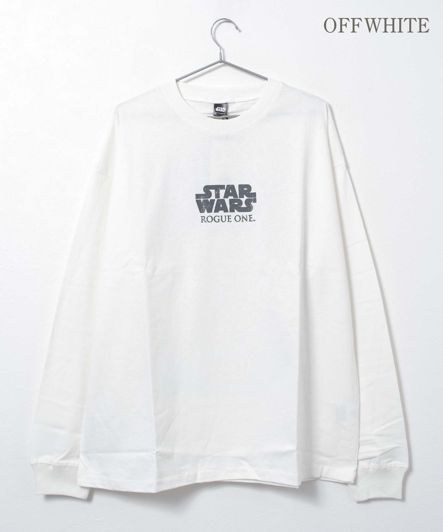 ラット エフェクト RAT EFFECT メンズ スター・ウォーズ ローグワン ダースベイダー ロングTシャツ （オフホワイト） オフホワイト