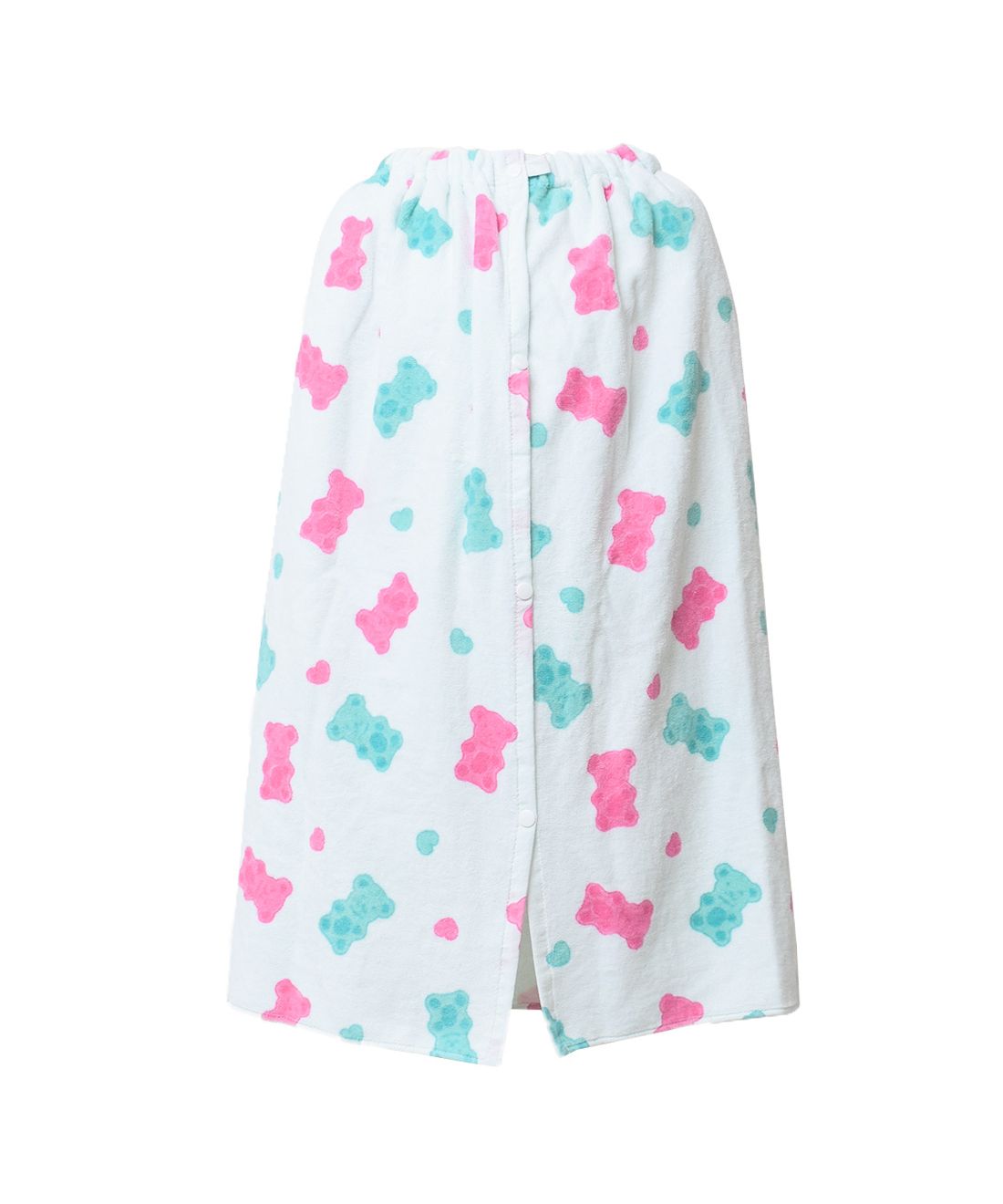 RiCO SUCRE REYESREYES Bear Pattern 80cm Length Wrap Towel [Non-returnable Item]