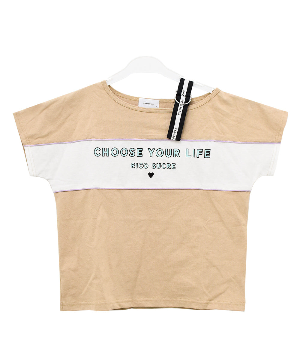 リコ シュクレ RiCO SUCRE ワンショルダードルマンスリーブTシャツ