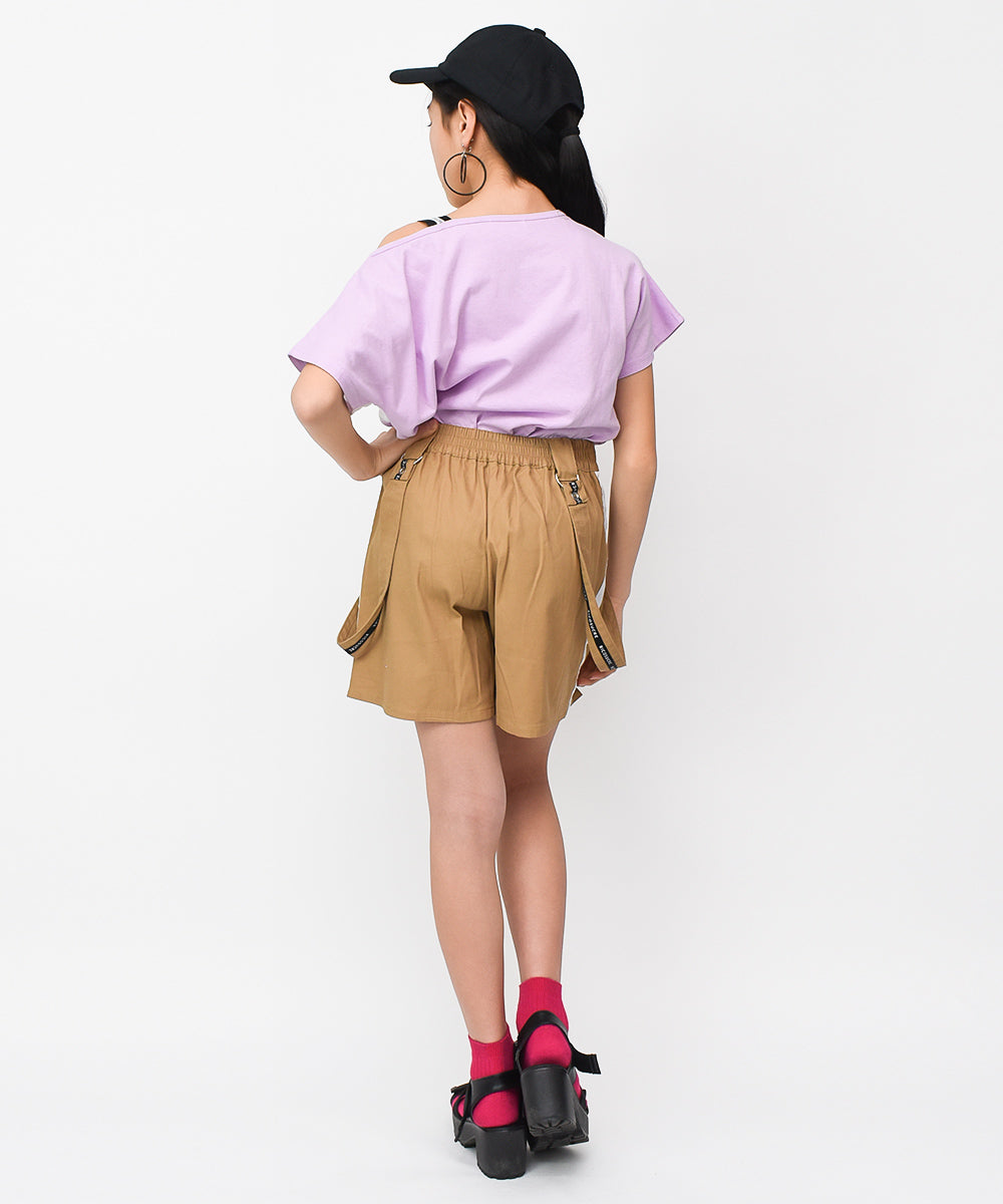 リコ シュクレ RiCO SUCRE ワンショルダードルマンスリーブTシャツ