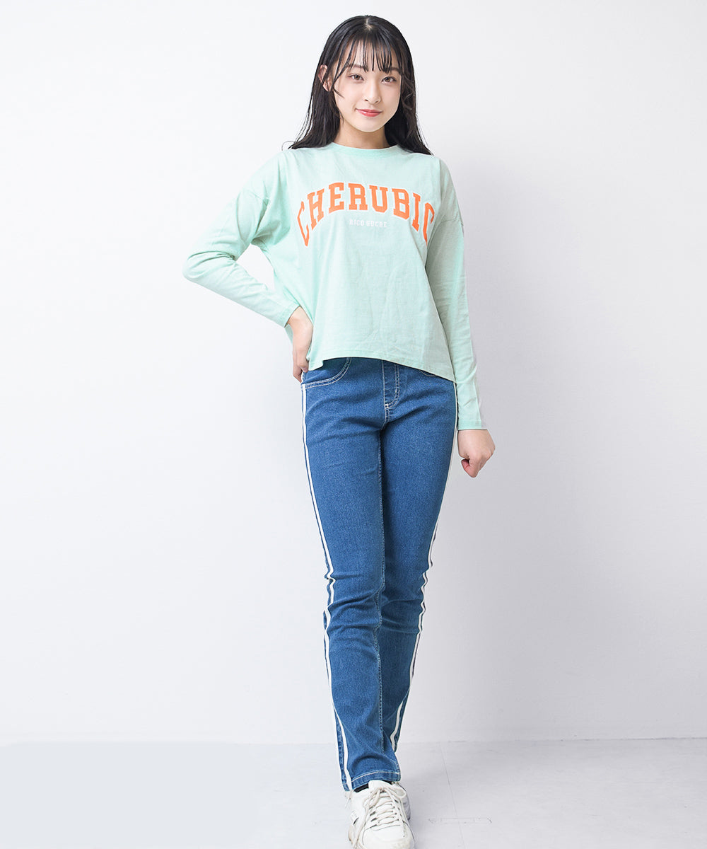 RiCO SUCRE Color Block Arch Logo T-Shirt