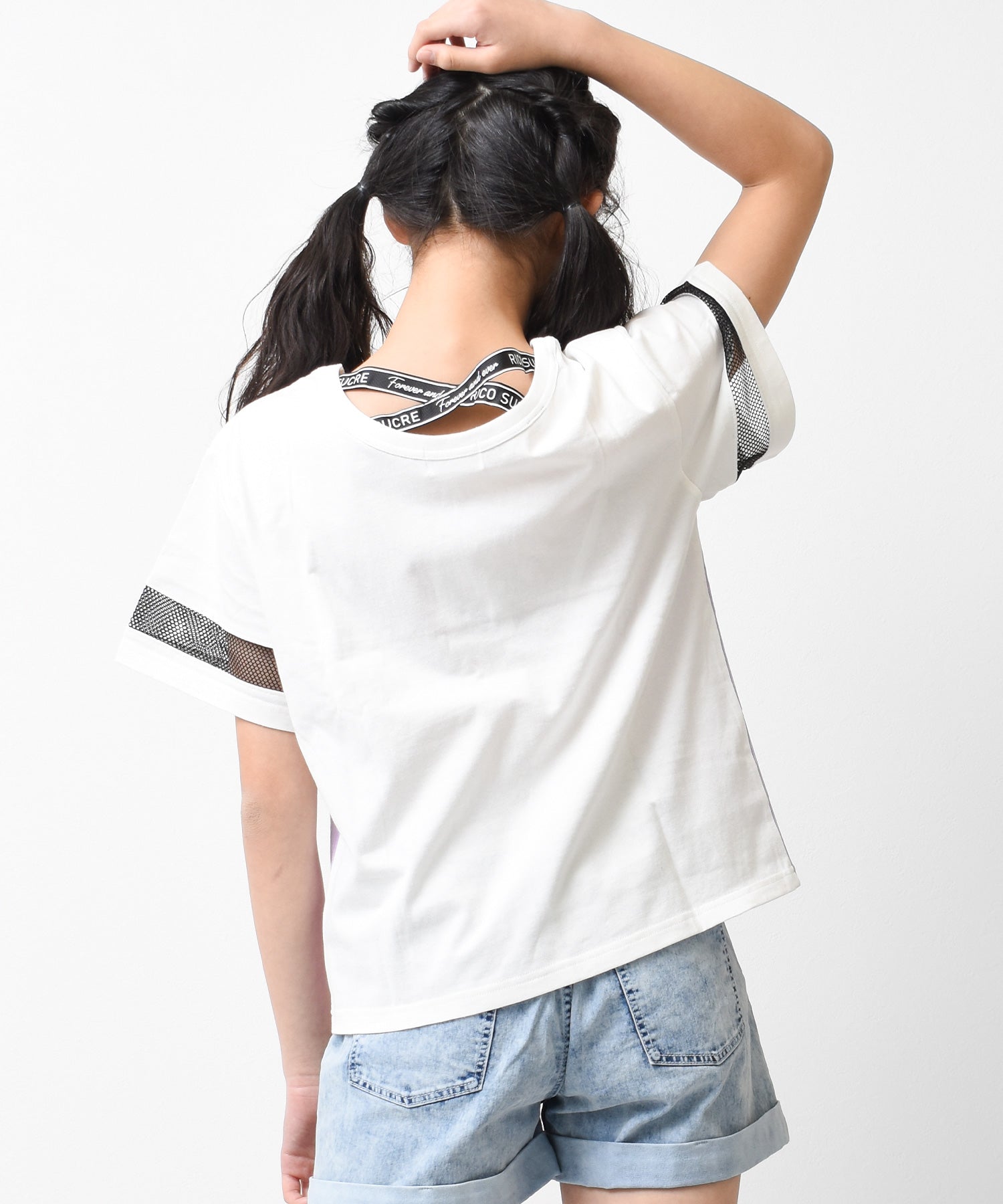リコ シュクレ RiCO SUCRE 3段切り替えバッククロスTシャツ