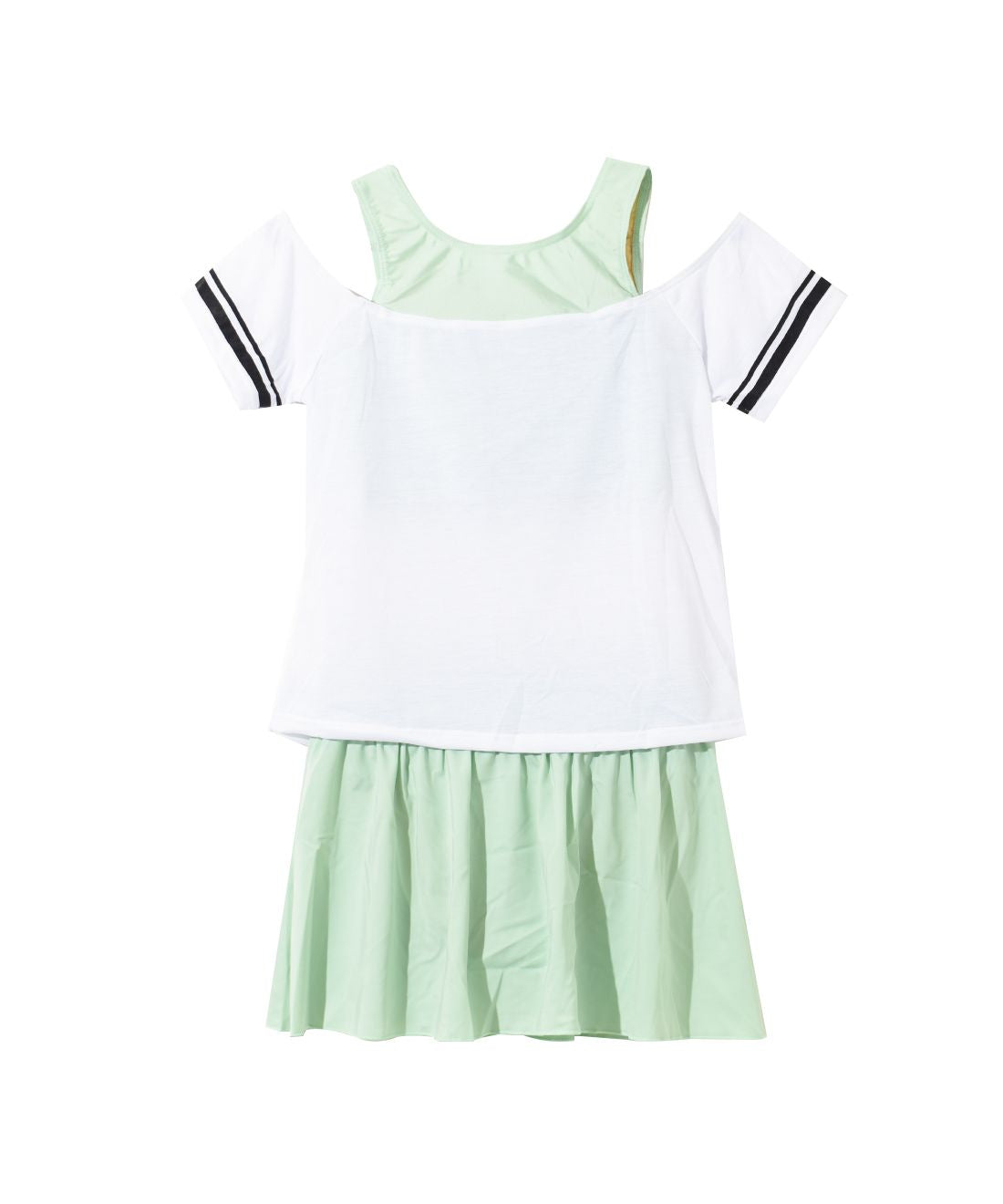 リコ シュクレ RiCO SUCRE REYESREYESキッズ肩あきTシャツ風タンキニ【返品不可商品】