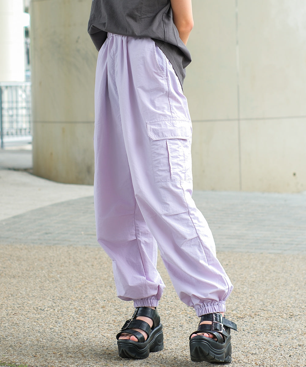 リコ シュクレ RiCO SUCRE 尼龍 cargo jogger 褲