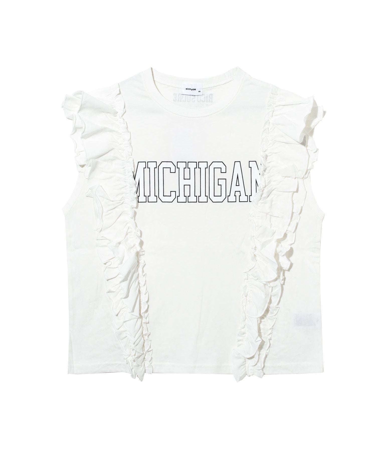 RiCO SUCRE College Logo Frill T-Shirt