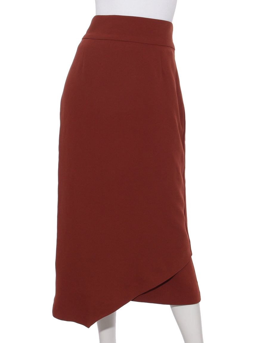 シェルター SHEL'TTER Asymmetry Skirt （ブラウン） ブラウン