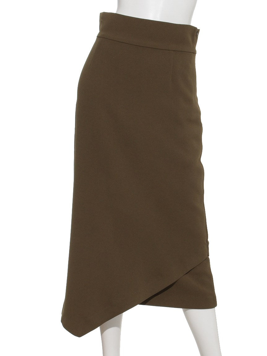 シェルター SHEL'TTER Asymmetry Skirt （ブラウン） ブラウン