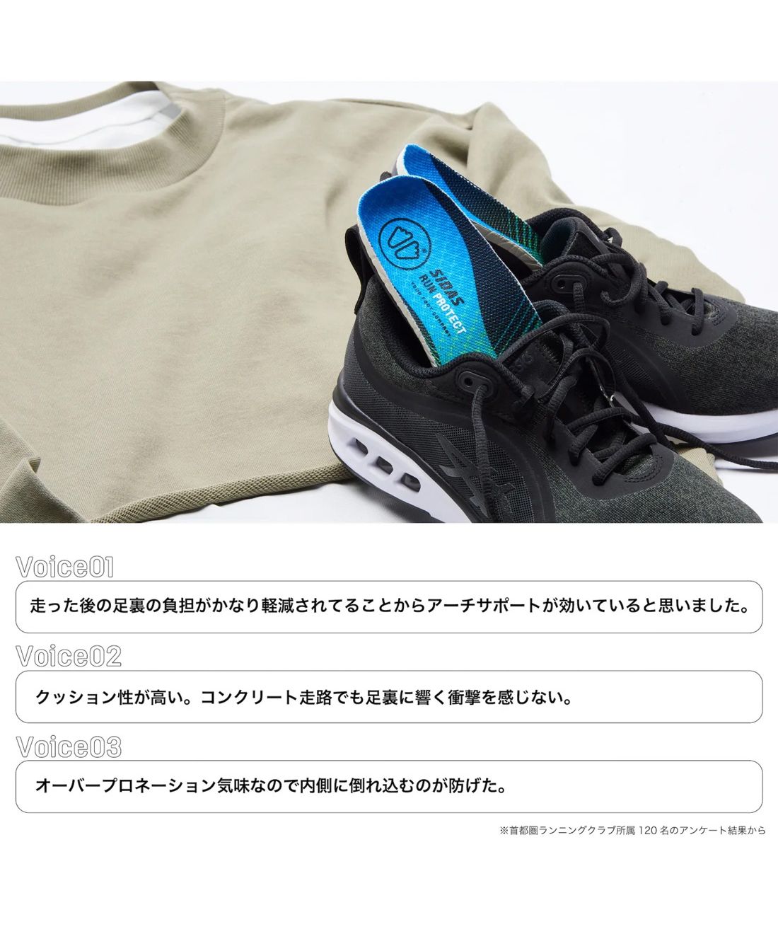 シダス SIDAS シダス SIDAS メンズ レディース ラン3DプロテクトJP インソール 衝撃吸収 ランニング 安定感 3162181 FZKーSD3DRP