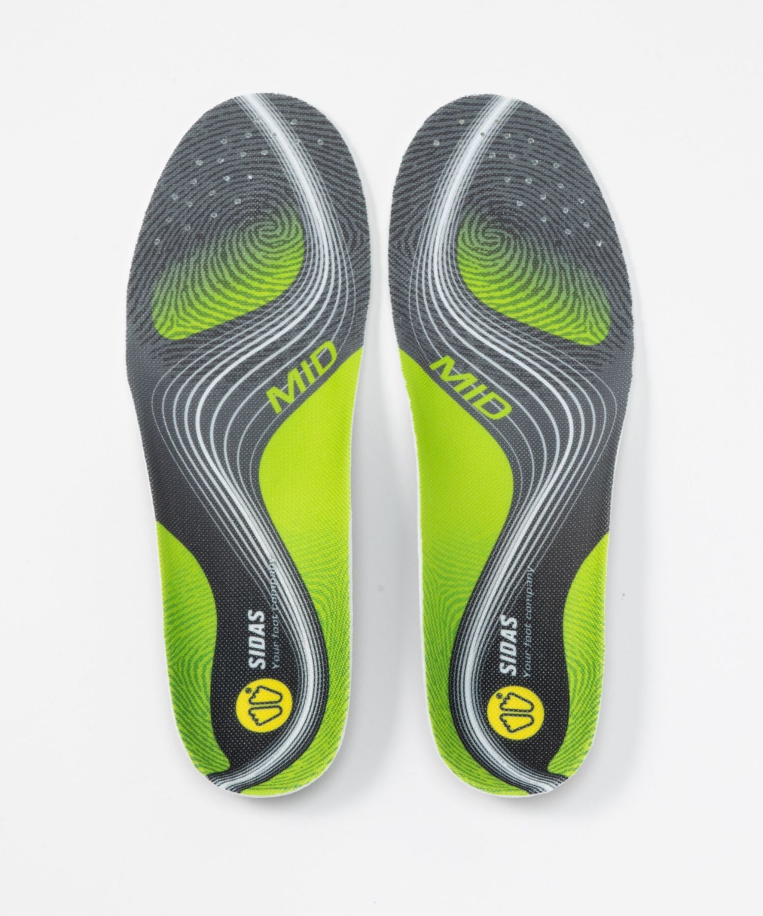 シダス SIDAS シダス SIDAS 3FEET ACTIV' MID インソール メンズ レディース シューズ 3フィート アクティブ ミッド ミドル 立体形状 中敷き 衝撃吸【返品不可商品】 （グリーンマルチ） グリーンマルチ