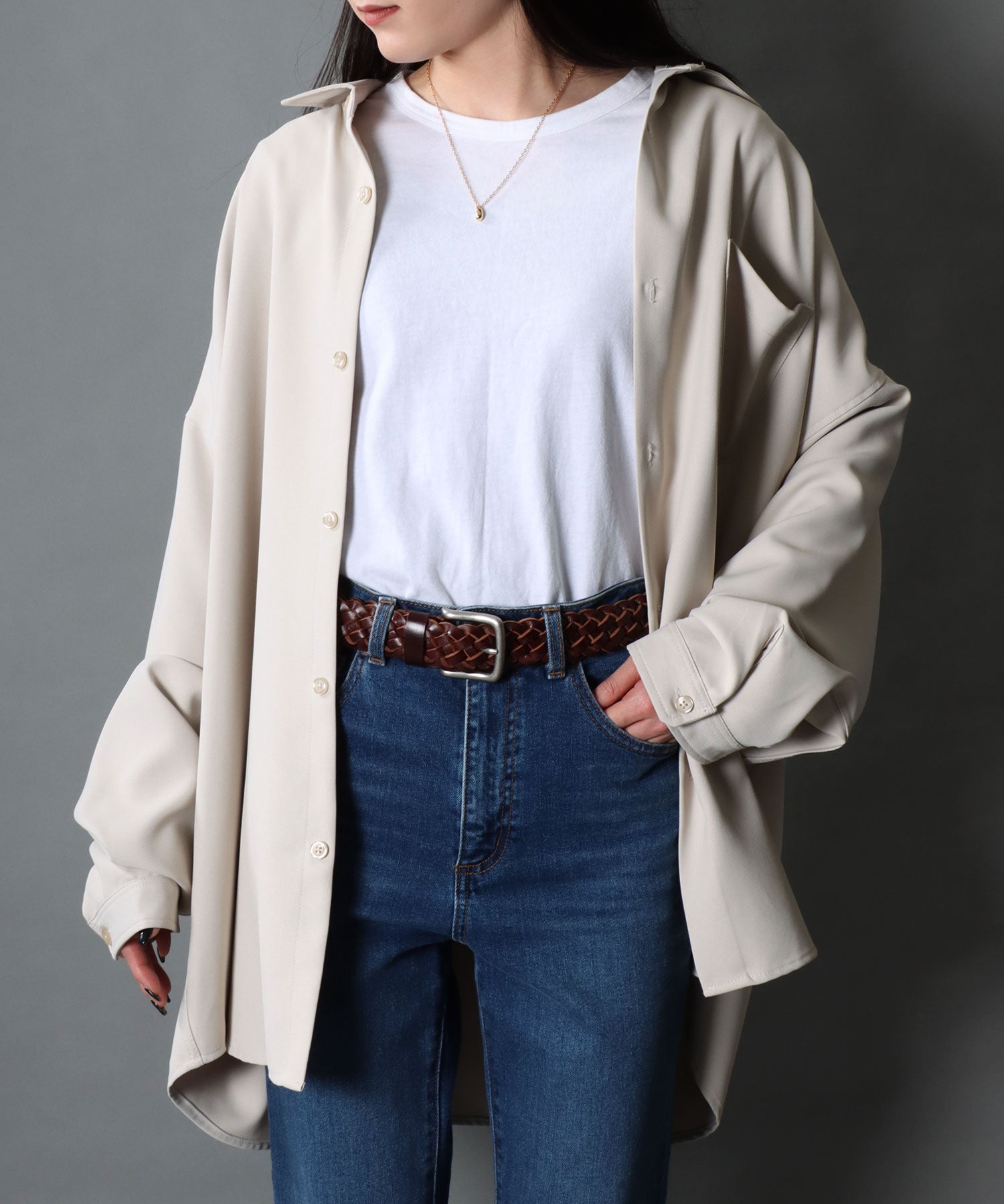 シトリー SITRY 【SITRY】【Levi's】35mm網狀皮革腰帶 革 男士 女士 腰帶 編織