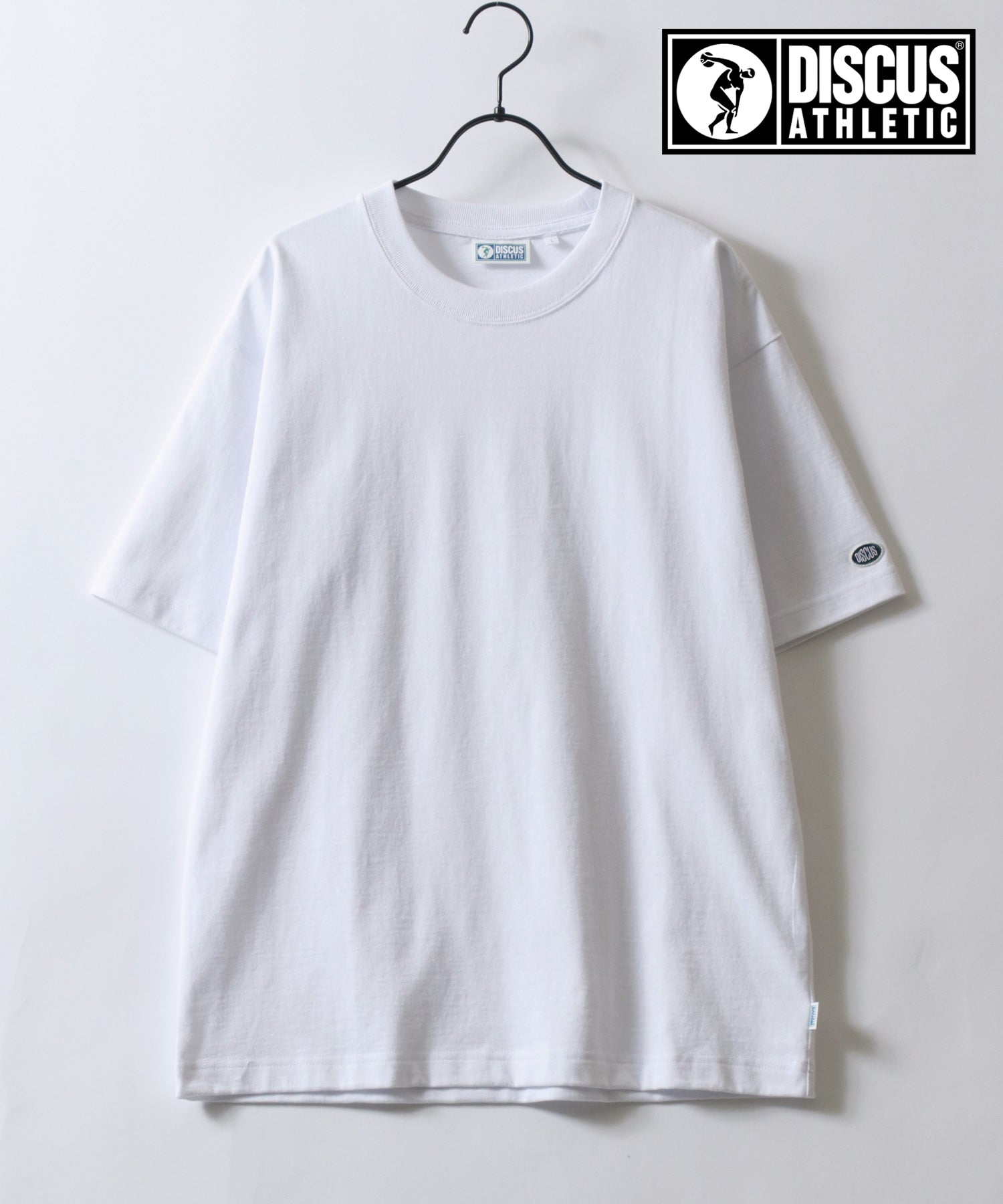 シトリー SITRY DISCUS/ディスカス USAコットン ヘビーウェイト オーバーサイズ Tスウェット Tトレーナー 半袖Tシャツ （ホワイト） ホワイト