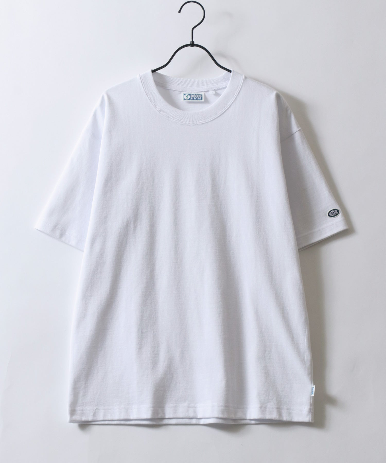 シトリー SITRY DISCUS/ディスカス USAコットン ヘビーウェイト オーバーサイズ Tスウェット Tトレーナー 半袖Tシャツ （ホワイト） ホワイト