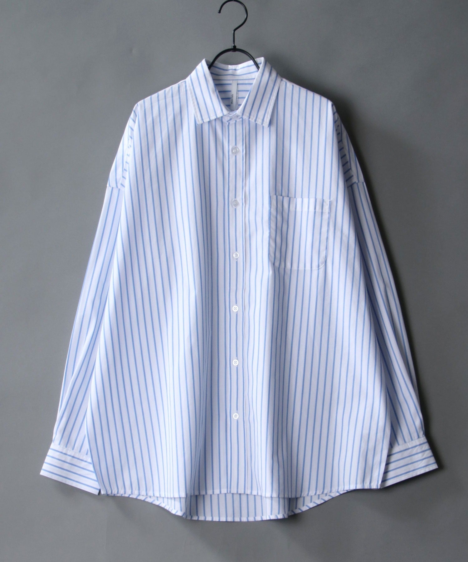 シトリー SITRY 【SITRY】超大碼 落肩 寬鬆襯衫 男士 長袖襯衫 時尚 乾淨利落