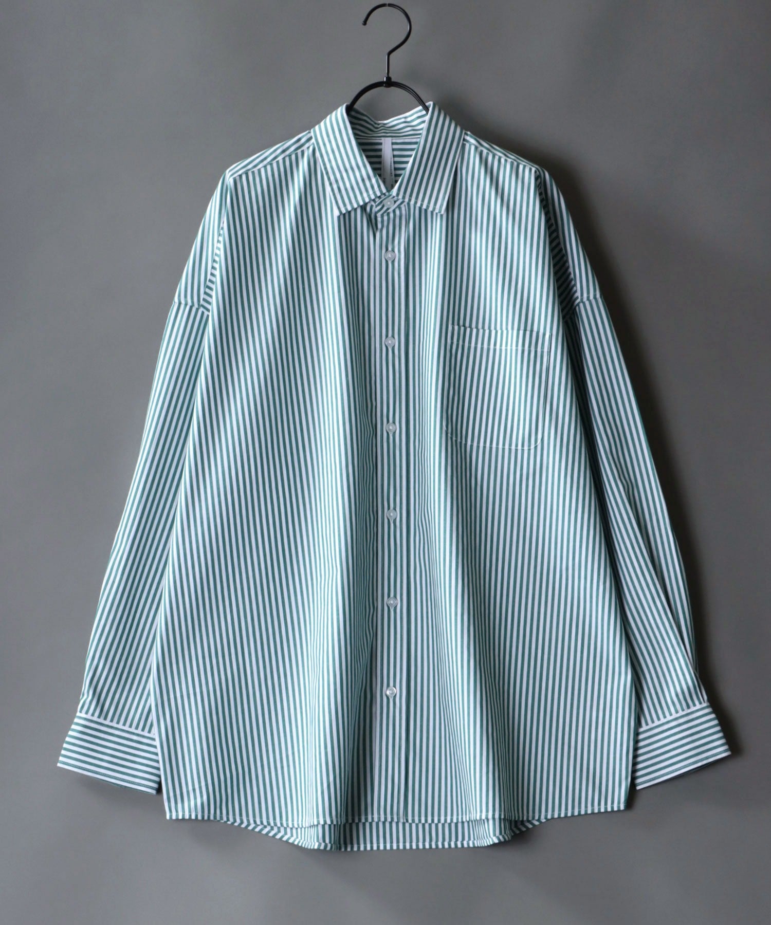 シトリー SITRY 【SITRY】超大碼 落肩 寬鬆襯衫 男士 長袖襯衫 時尚 乾淨利落