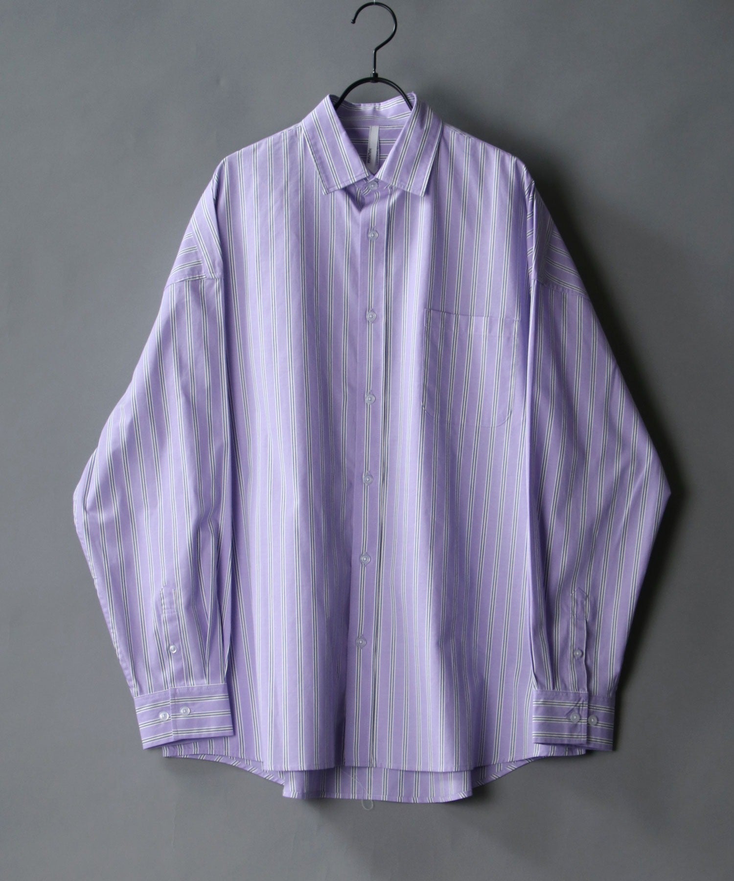 シトリー SITRY 【SITRY】超大碼 落肩 寬鬆襯衫 男士 長袖襯衫 時尚 乾淨利落