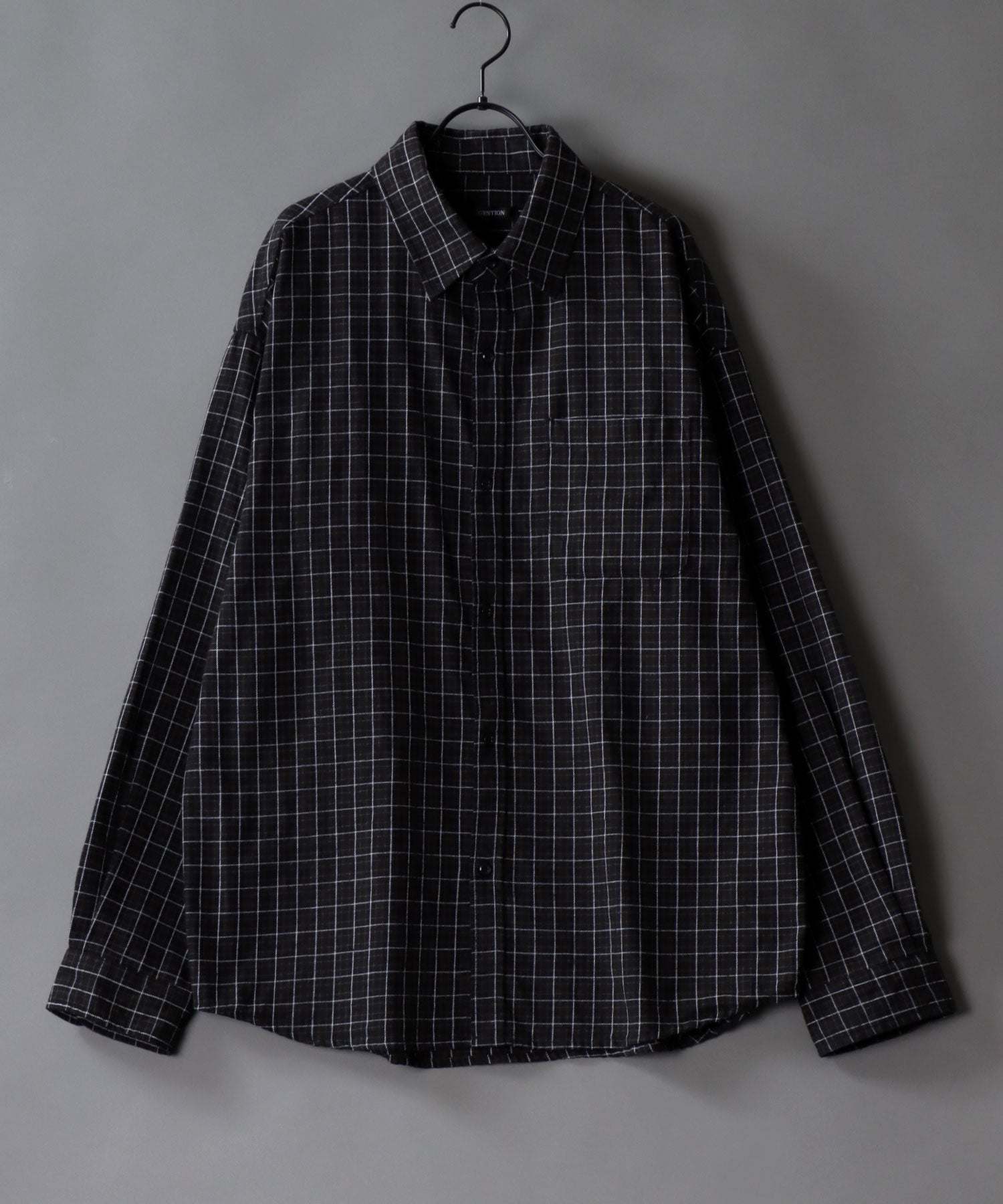 シトリー SITRY 【SITRY】オーバーサイズ チェック シャツ 長袖シャツ ゆったり ルーズ メンズ カジュアルシャツレディース