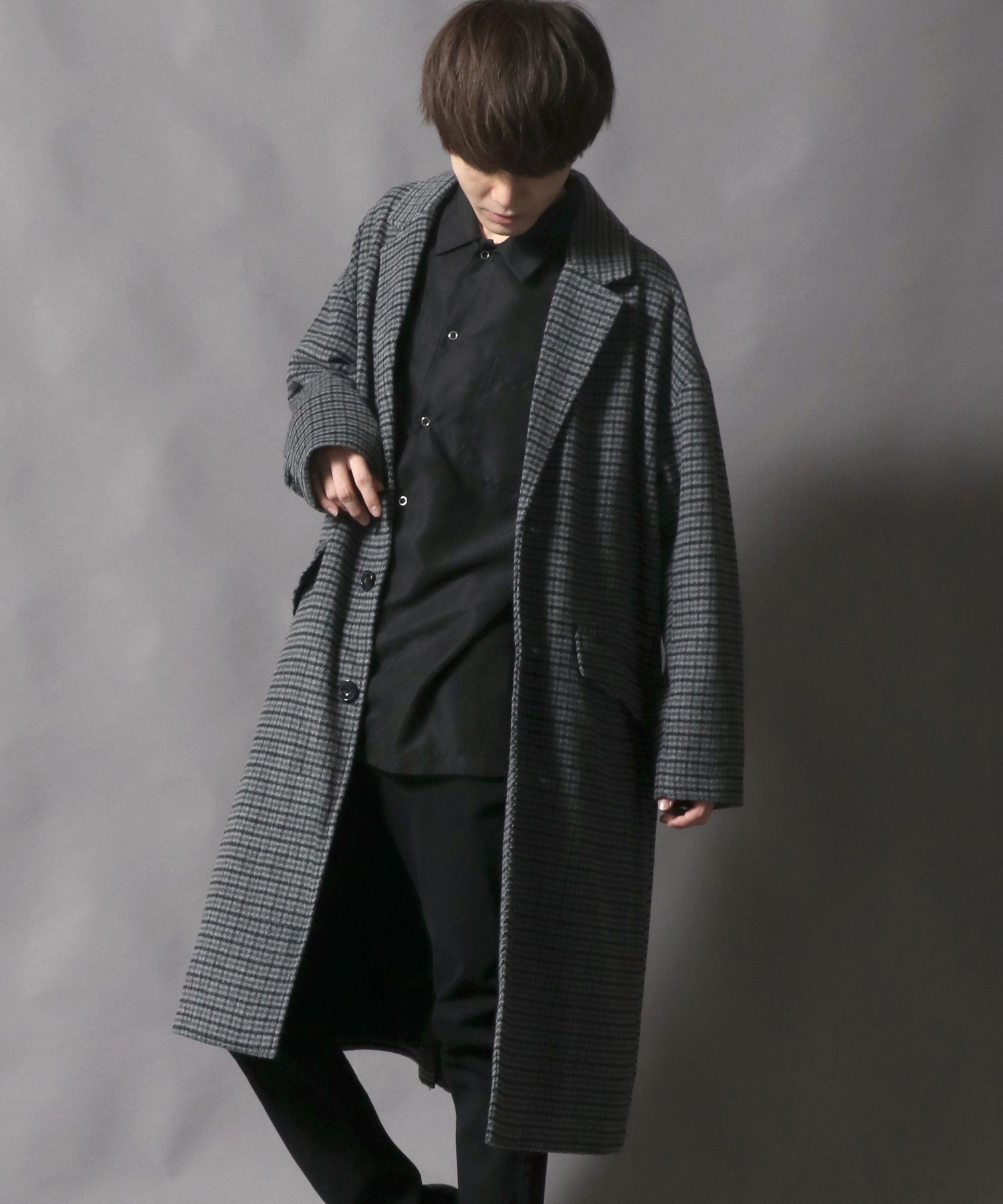 SITRY Oversized Shaggy Wool Chester Coat Outer Coat