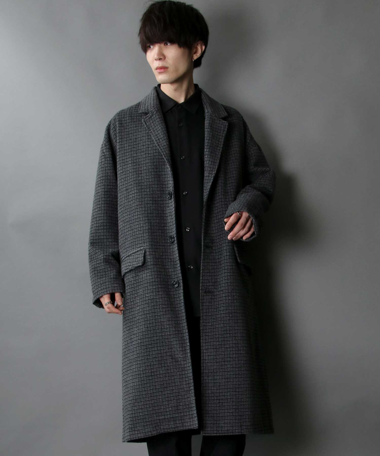 SITRY Oversized Shaggy Wool Chester Coat Outer Coat
