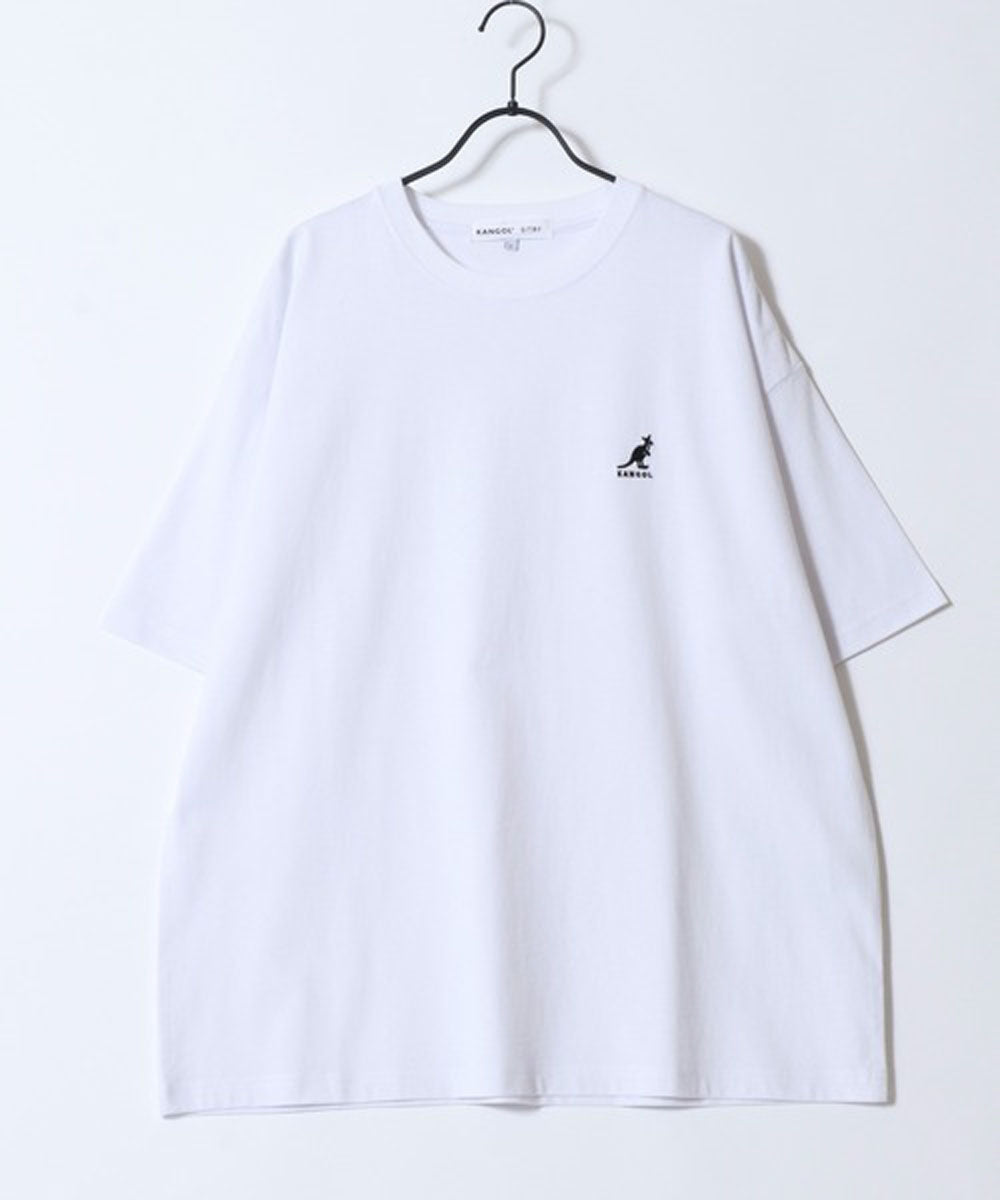シトリー SITRY KANGOL/カンゴール 別注 オーバーサイズ ピグメント加工 半袖 Tシャツ レディース メンズ （ホワイト） ホワイト