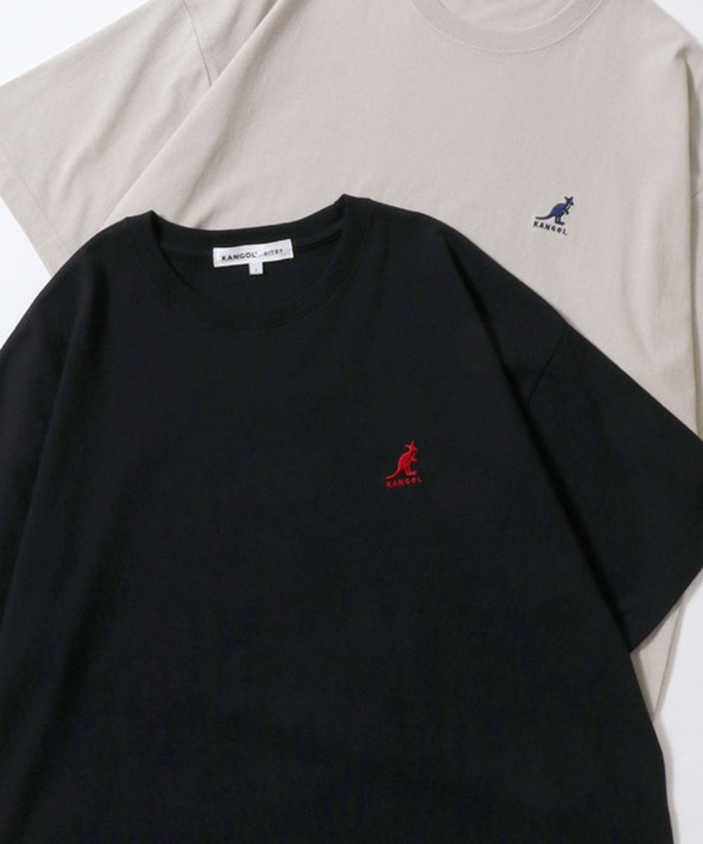 シトリー SITRY KANGOL/カンゴール 別注 オーバーサイズ ピグメント加工 半袖 Tシャツ レディース メンズ （ホワイト） ホワイト