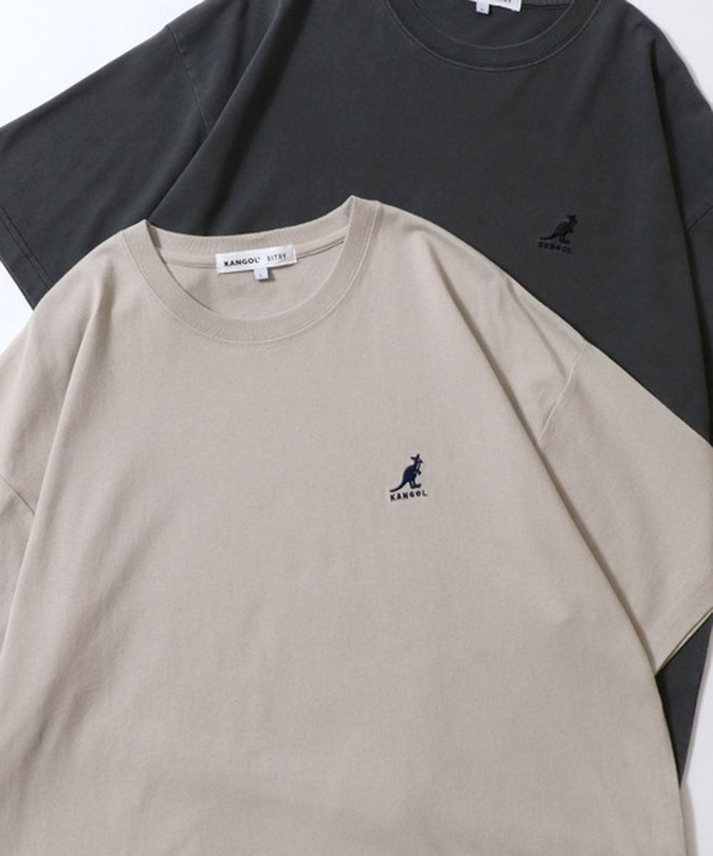 シトリー SITRY KANGOL/カンゴール 別注 オーバーサイズ ピグメント加工 半袖 Tシャツ レディース メンズ （ホワイト） ホワイト