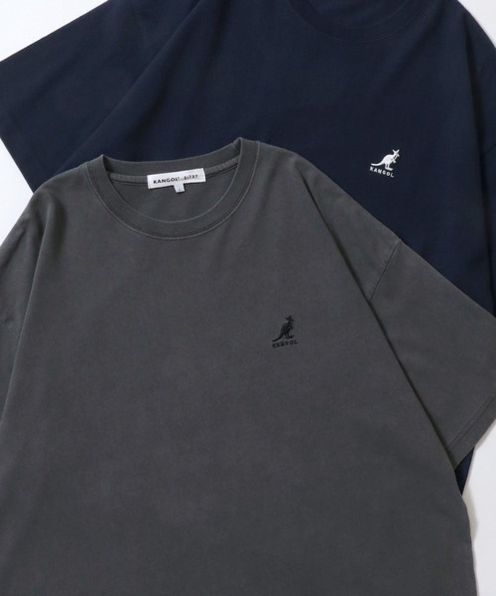 シトリー SITRY KANGOL/カンゴール 別注 オーバーサイズ ピグメント加工 半袖 Tシャツ レディース メンズ （ホワイト） ホワイト