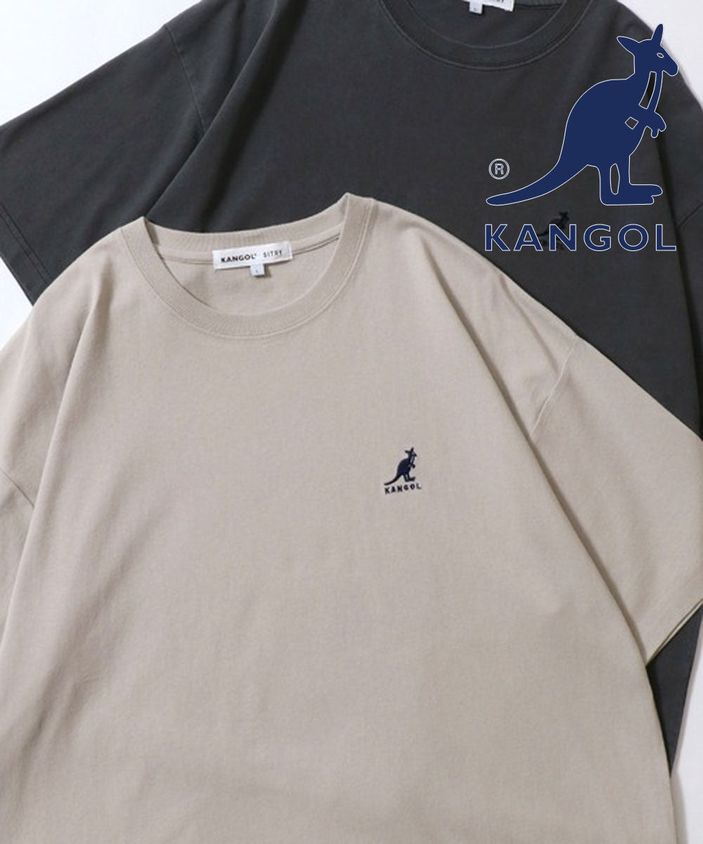 シトリー SITRY KANGOL/カンゴール 別注 オーバーサイズ ピグメント加工 半袖 Tシャツ レディース メンズ （ベージュ） ベージュ