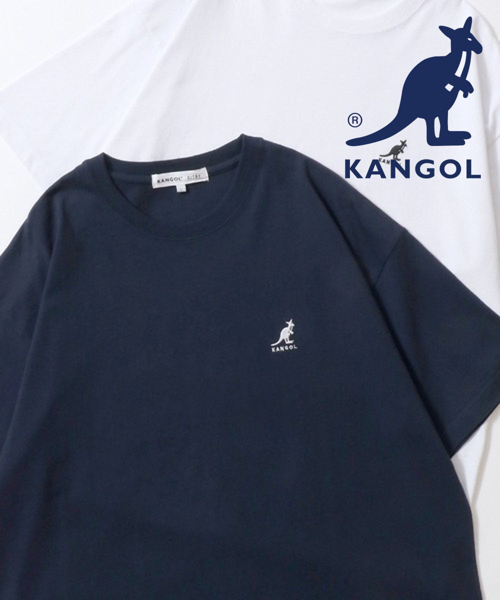 シトリー SITRY KANGOL/カンゴール 別注 オーバーサイズ ピグメント加工 半袖 Tシャツ レディース メンズ （ネイビー） ネイビー
