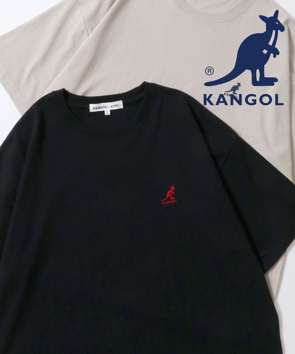 シトリー SITRY KANGOL/カンゴール 別注 オーバーサイズ ピグメント加工 半袖 Tシャツ レディース メンズ （ブラック） ブラック