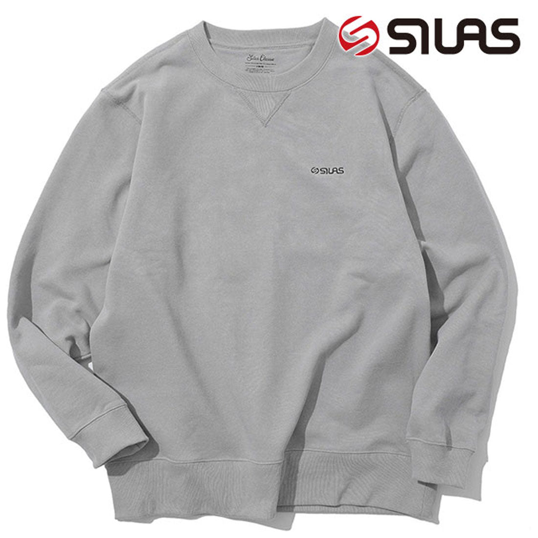 サイラス SILAS CLASSIC CREWNECK SWEAT BLACK [110251012003 SS25]