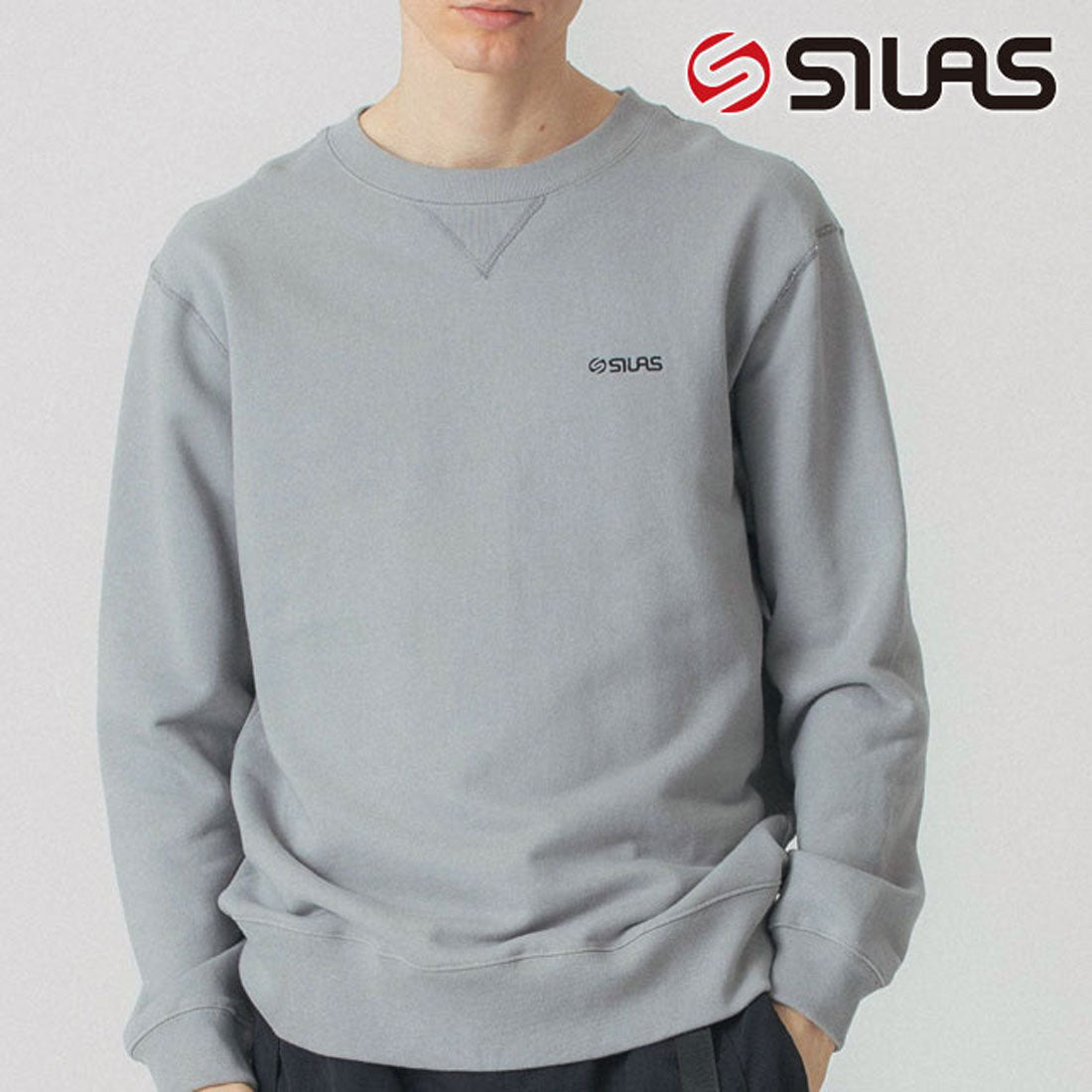 サイラス SILAS CLASSIC CREWNECK SWEAT BLACK [110251012003 SS25]