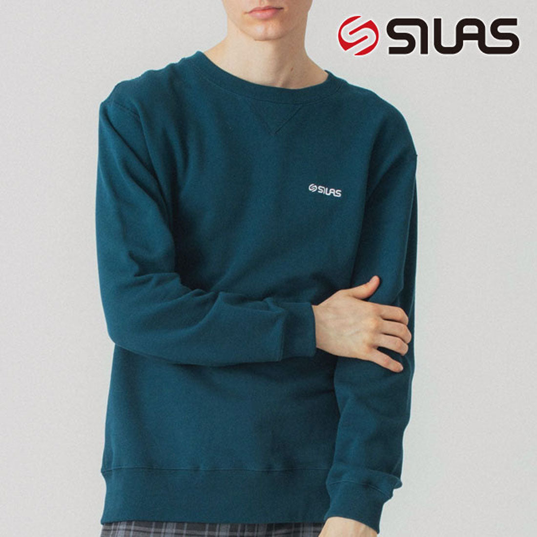 サイラス SILAS CLASSIC CREWNECK SWEAT BLACK [110251012003 SS25]