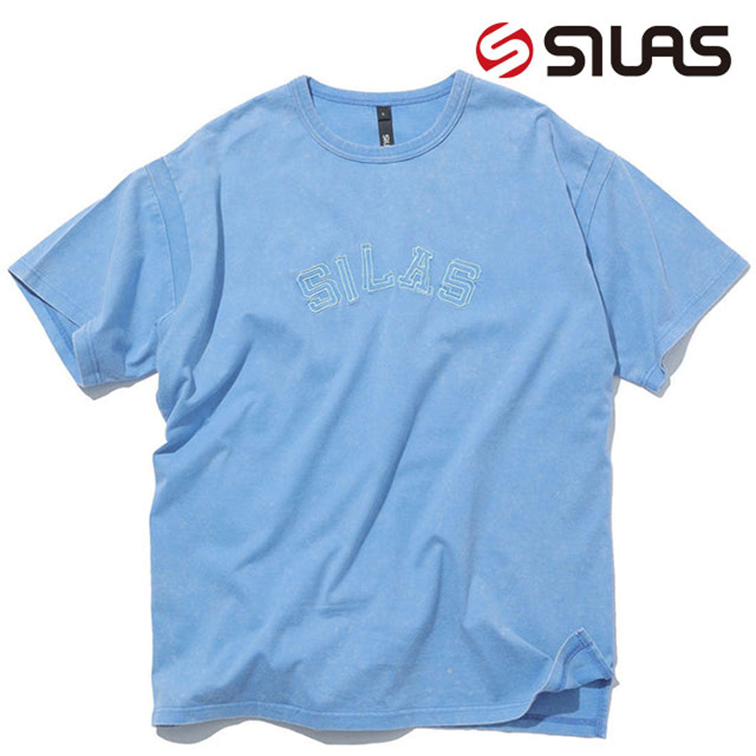 サイラス SILAS POWDER PROCESSING DYED S/S TEE BLUE [110252011005] （BLUE） BLUE