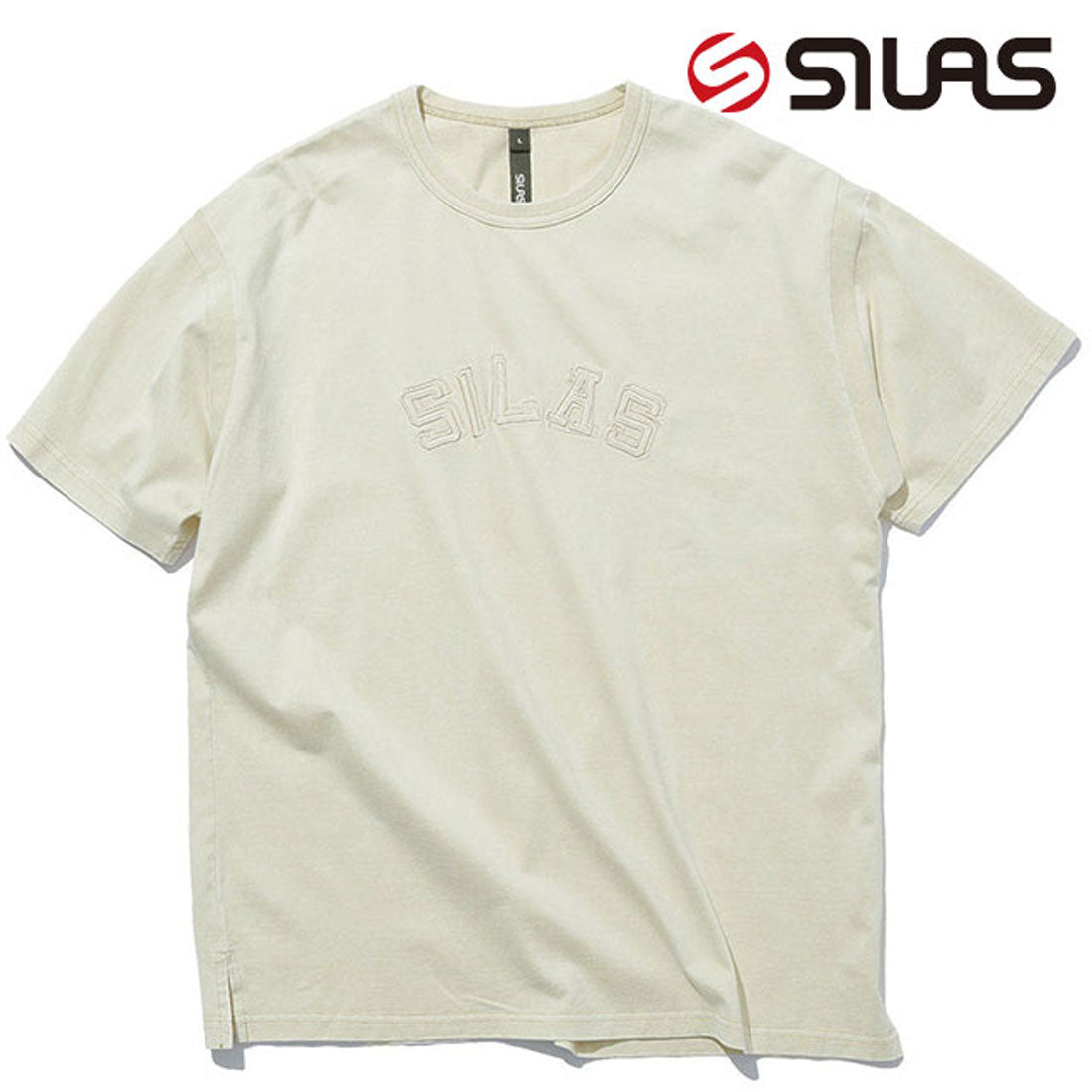 サイラス SILAS POWDER PROCESSING DYED S/S TEE BEIGE [110252011005] （BEIGE） BEIGE