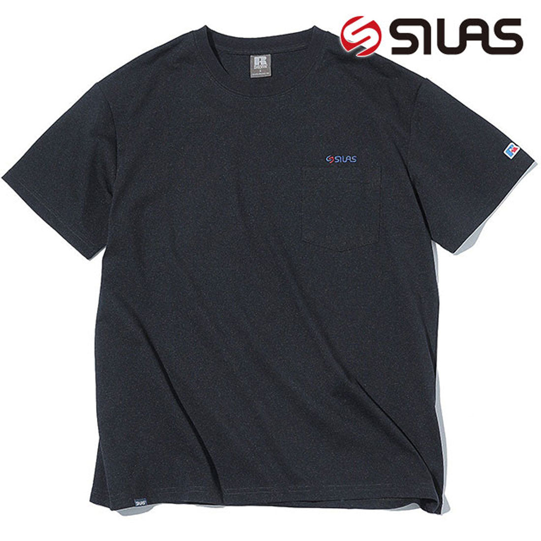 サイラス SILAS ×RUSSELL POCKET S/S TEE BLACK [110252011017] （BLACK） BLACK