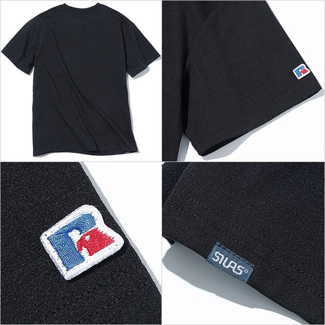 サイラス SILAS ×RUSSELL POCKET S/S TEE BLACK [110252011017] （BLACK） BLACK