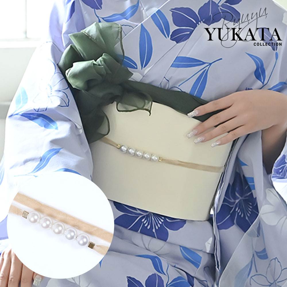 Ryuyu Rew-You Yukata Obi Cord Yukata Velour Pearl Cute Elegant High Quality Color Variations Looks Expensive Cabaret