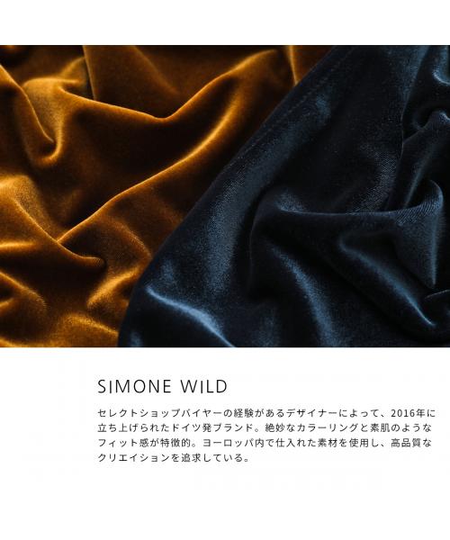 Simone Wild SIMONE WILD SIMONE WILD T-shirt T-SHIRT Velvet Short Sleeve