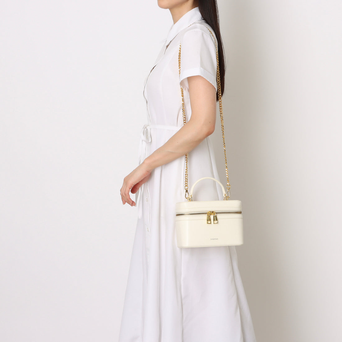 シンボノ SINBONO Ana Boxy Bag - White （ホワイト） ホワイト