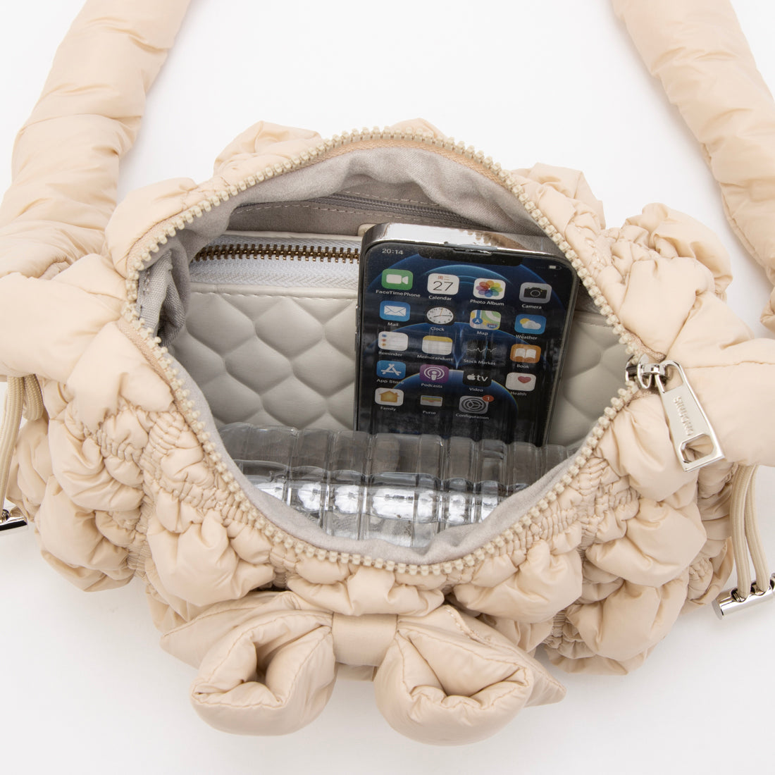 シンボノ SINBONO Small Ellie Shoulder Crossbody Bag - Ivory （ホワイト） ホワイト