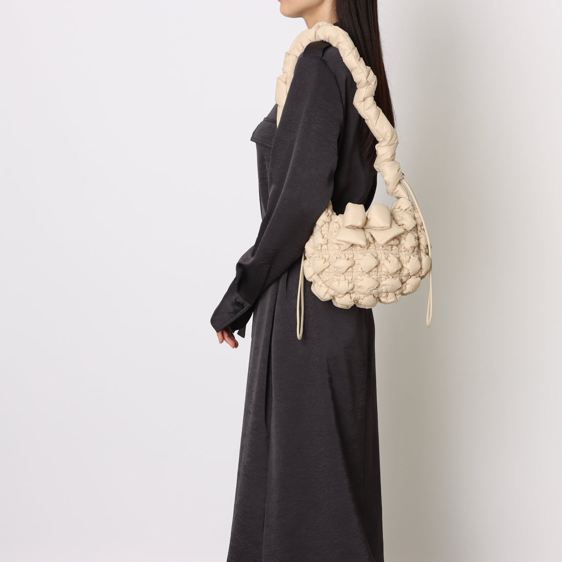 シンボノ SINBONO Small Ellie Shoulder Crossbody Bag - Ivory （ホワイト） ホワイト