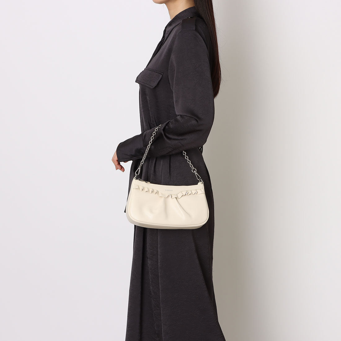 シンボノ SINBONO Brianna Shoulder Crossbody Bag - Ivory （ホワイト） ホワイト