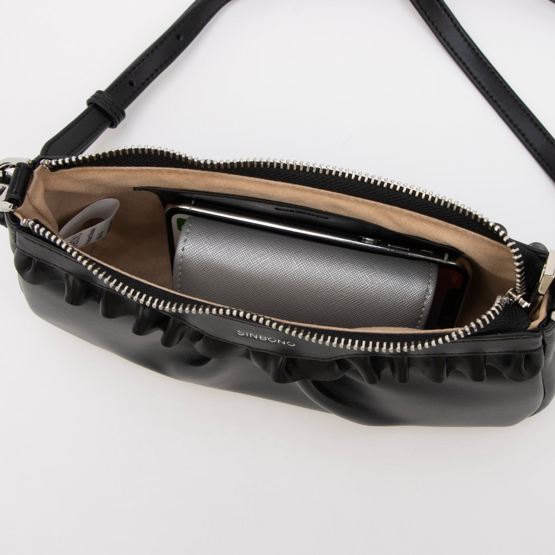 シンボノ SINBONO Brianna Shoulder Crossbody Bag - Black （ブラック） ブラック