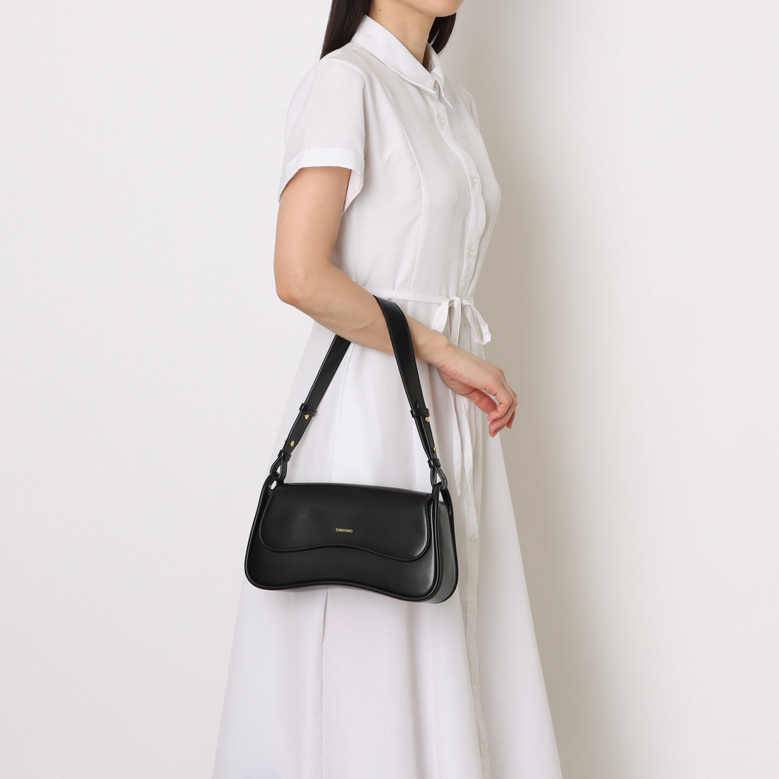 シンボノ SINBONO Zoe Shoulder Bag - Black （ブラック） ブラック